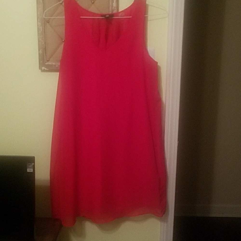 red dress